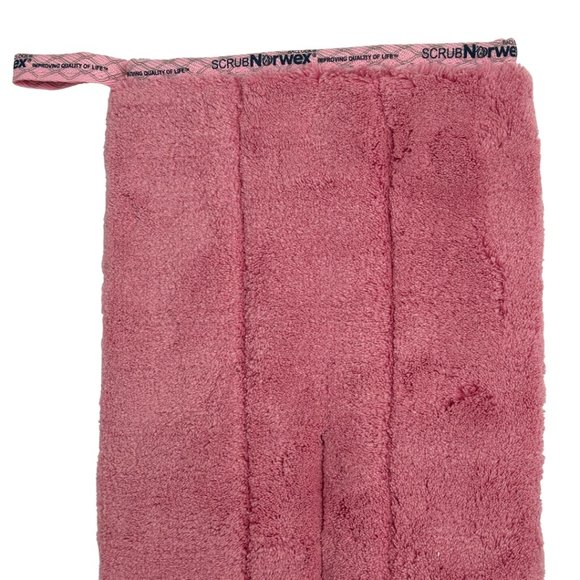 Norwex Other - Norwex-Bathroom Scrub Mitt-Pink 9.06" x 6.5"-2 Sided-With Baclock®